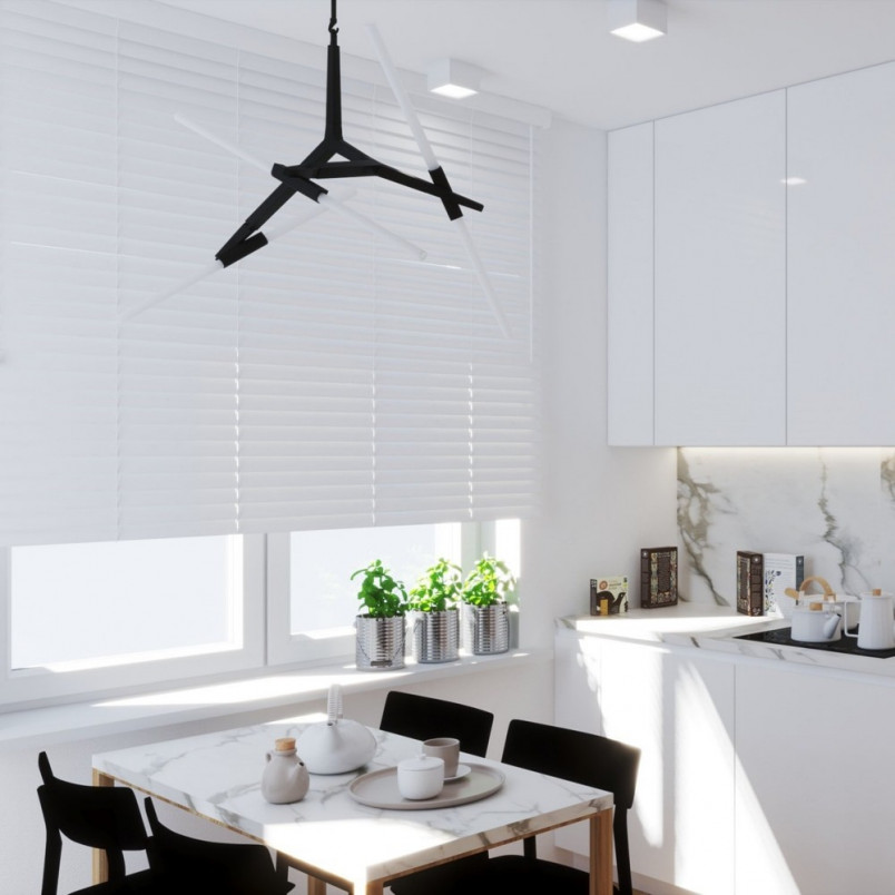 Lampa wisząca Sticks VI czarna | Step Into Design