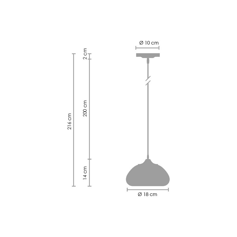 Lampa wisząca Victory Glow - Step Into Design | Srebrna, Szklana