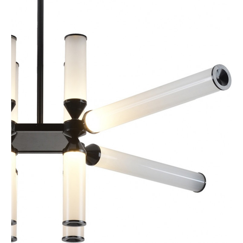 Lampa Quadro LED - Designerski Żyrandol Szklany | Step Into Design