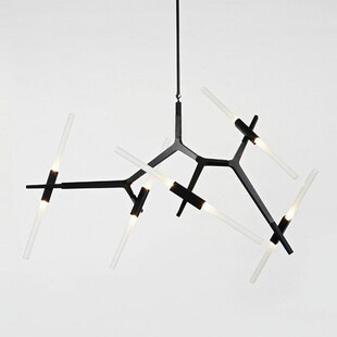 Lampa Sufitowa Sticks 120cm Czarna | Step Into Design