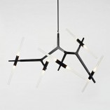 Lampa Sufitowa Sticks 120cm Czarna | Step Into Design