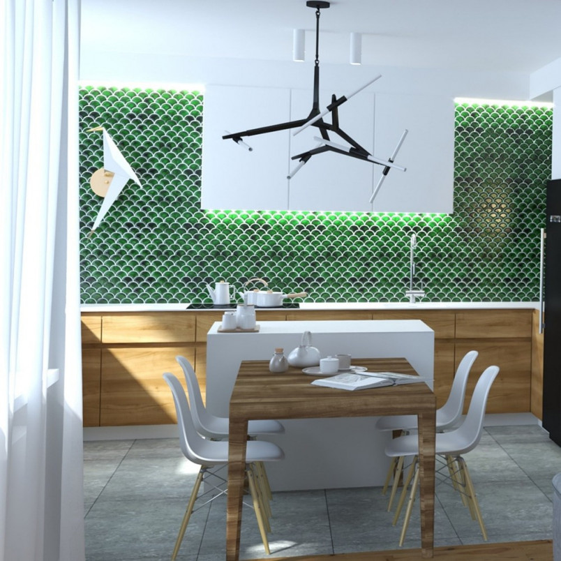 Lampa Sufitowa Sticks 120cm Czarna | Step Into Design