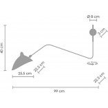 Kinkiet industrialny Crane czarny | Step Into Design