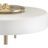 Lampa stołowa Art Deco biało-złota | Step Into Design