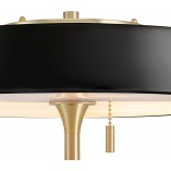 Lampa stołowa Art Deco czarno-złota | Step Into Design