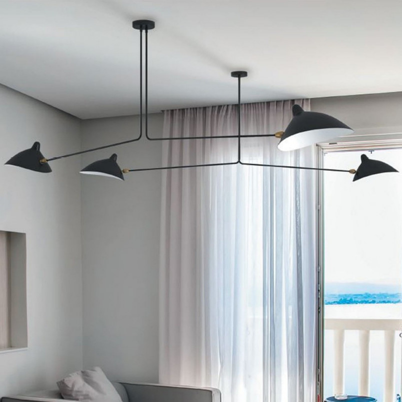 Lampa sufitowa Crane II czarna | Step Into Design