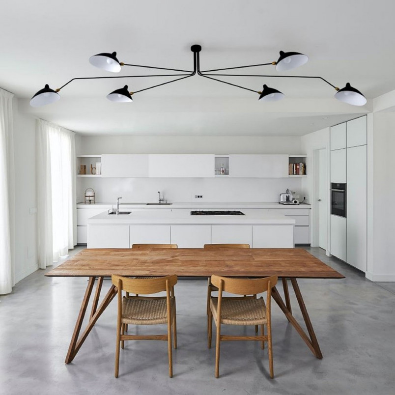 Lampa Sufitowa Crane VI Czarna - Step Into Design | Loftowa