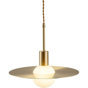 Lampa wisząca glamour Jupiter | Biało-złota | Step Design