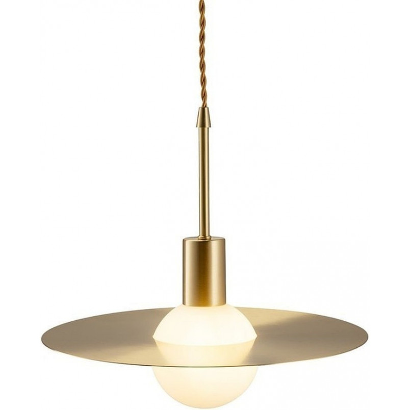 Lampa wisząca glamour Jupiter | Biało-złota | Step Design
