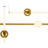 Lampa Glamour Mosiężna LED 110cm | Step Into Design