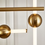 Lampa Glamour Mosiężna LED 110cm | Step Into Design