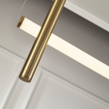 Lampa wisząca glamour mosiężna O-line LED | Step Design