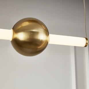 Lampa wisząca glamour mosiężna O-line LED | Step Design