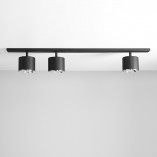 Reflektor sufitowy potrójny Aldex Bot 100cm czarny - Sklep z lampami