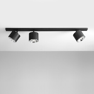 Reflektor sufitowy potrójny Aldex Bot 100cm czarny - Sklep z lampami