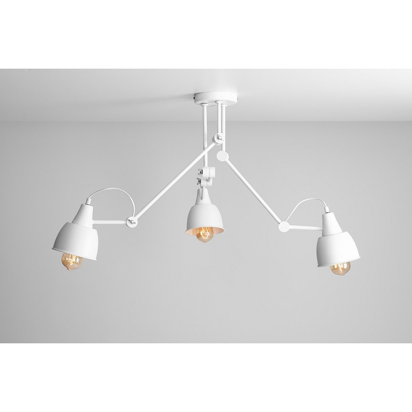 Lampa sufitowa skandynawska Aida | Aldex - 80cm, biała