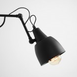 Kinkiet podwójny Soho czarny Aldex - Loftowa elegancja