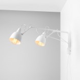 Kinkiet podwójny Soho biały Aldex | Skandynawski design