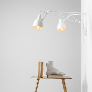 Kinkiet podwójny Soho biały Aldex | Skandynawski design