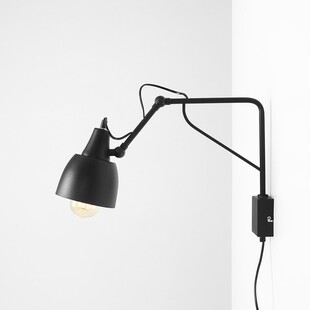 Kinkiet industrialny na wysięgniku Soho Small czarny marki Aldex
