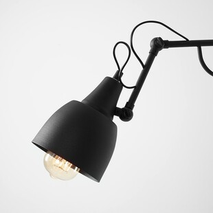Kinkiet industrialny Aldex Soho Small czarny - Loftowy design