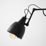 Kinkiet industrialny Aldex Soho Small czarny - Loftowy design