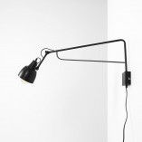 Kinkiet Industrialny Soho Big Czarny Aldex | Loftowy Design