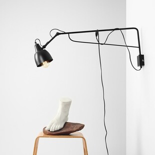 Kinkiet Industrialny Soho Big Czarny Aldex | Loftowy Design