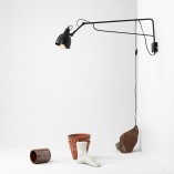 Kinkiet Industrialny Soho Big Czarny Aldex | Loftowy Design