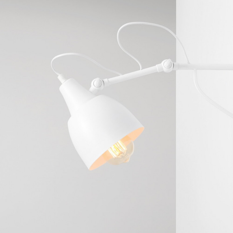 Kinkiet skandynawski Soho Small biały Aldex | Oświetlenie