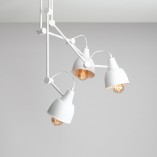 Lampa sufitowa skandynawska Aida | Aldex - 80cm, biała