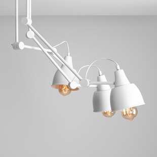 Lampa sufitowa skandynawska Aida | Aldex - 80cm, biała