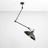Lampa sufitowa loft Melos czarno-złota Aldex | Sklep z lampami