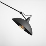 Lampa sufitowa loft Melos czarno-złota Aldex | Sklep z lampami