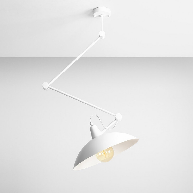 Lampa sufitowa Melos biała | Aldex - Skandynawski design