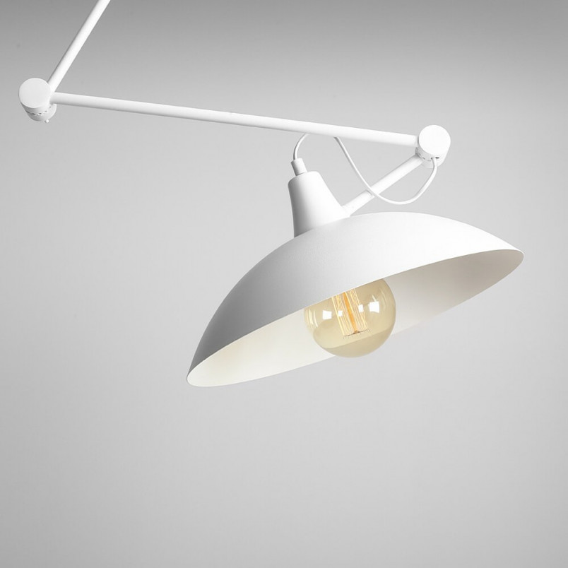 Lampa sufitowa Melos biała | Aldex - Skandynawski design