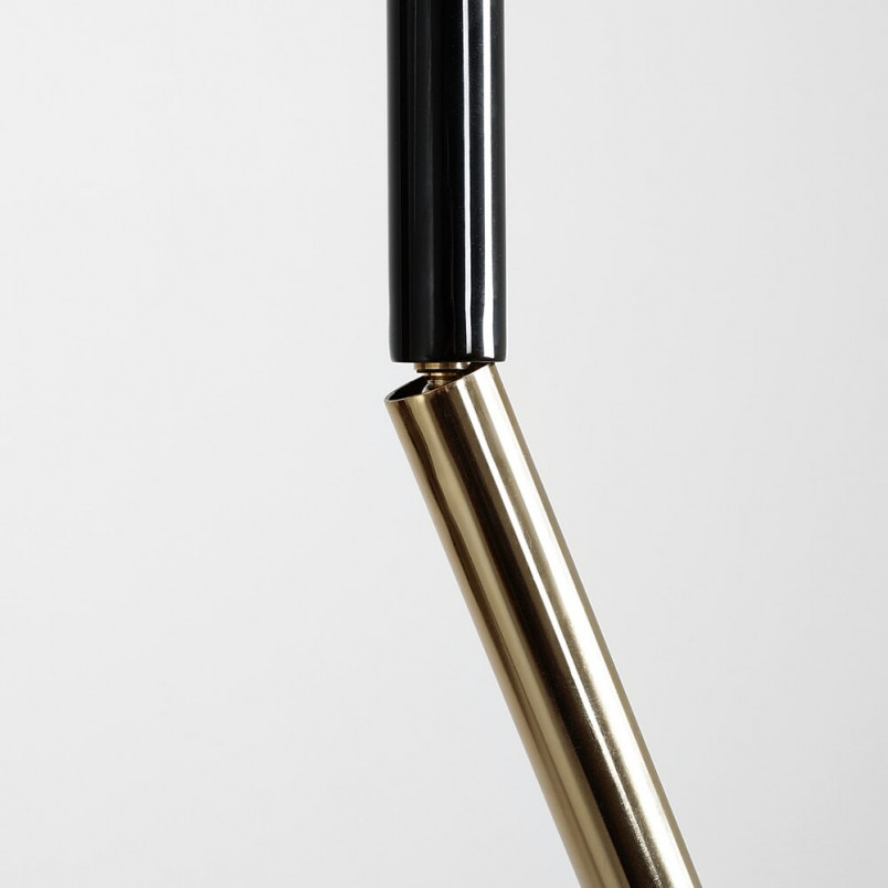 Lampa sufitowa glamour Aldex Stick Long | Złoto i czerń