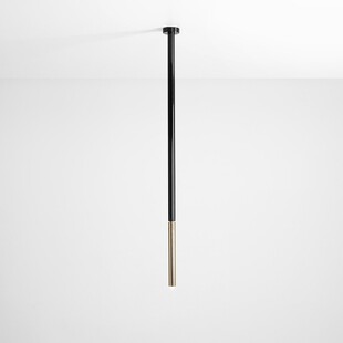 Lampa sufitowa glamour Aldex Stick Long | Złoto i czerń
