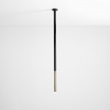 Lampa sufitowa glamour Aldex Stick Long | Złoto i czerń