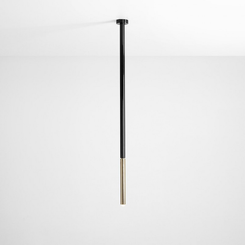 Lampa sufitowa glamour Aldex Stick | Złoto i czerń
