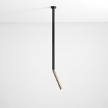 Lampa sufitowa glamour Aldex Stick | Złoto i czerń