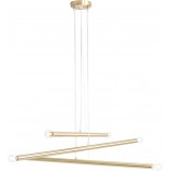 Lampa Glamour Tubo Gold VI 100cm - Aldex | Złota
