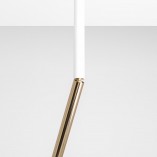 Lampa sufitowa glamour Stick biało-złota Aldex | Eleganckie oświetlenie