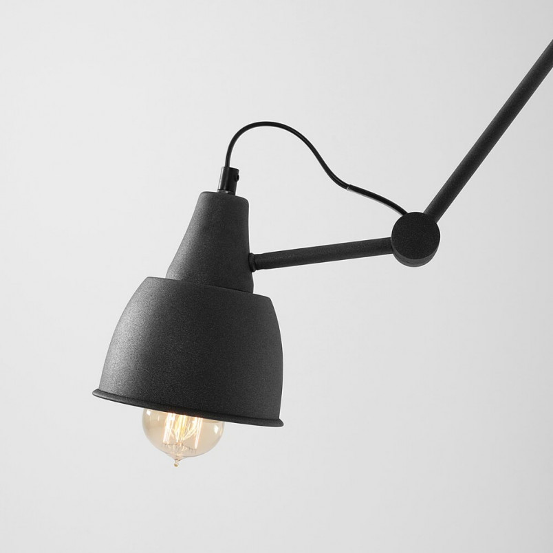 Lampa sufitowa loft Aida czarna Aldex | Oświetlenie