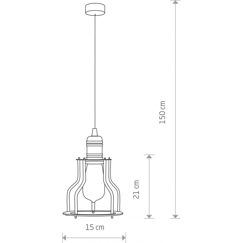 Lampa Wisząca Loft Czarna Workshop - Nowodvorski | E27