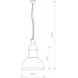 Lampa Wisząca Industrialna Czarna High-Bay Nowodvorski | Loft