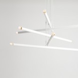 Lampa Tubo X 100cm biała Aldex - Designerski Żyrandol | Aldex