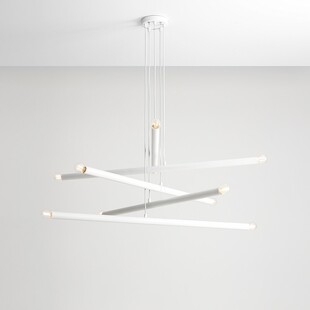 Lampa Tubo X 100cm biała Aldex - Designerski Żyrandol | Aldex