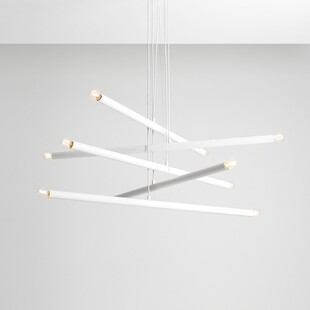Lampa Tubo X 100cm biała Aldex - Designerski Żyrandol | Aldex
