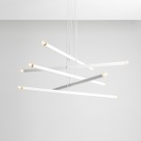 Lampa Tubo X 100cm biała Aldex - Designerski Żyrandol | Aldex
